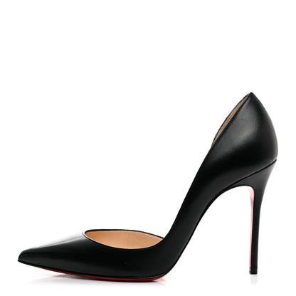 Christian Louboutin Shiny Nappa Iriza 100 Pumps 36.5 Black 1 of 7