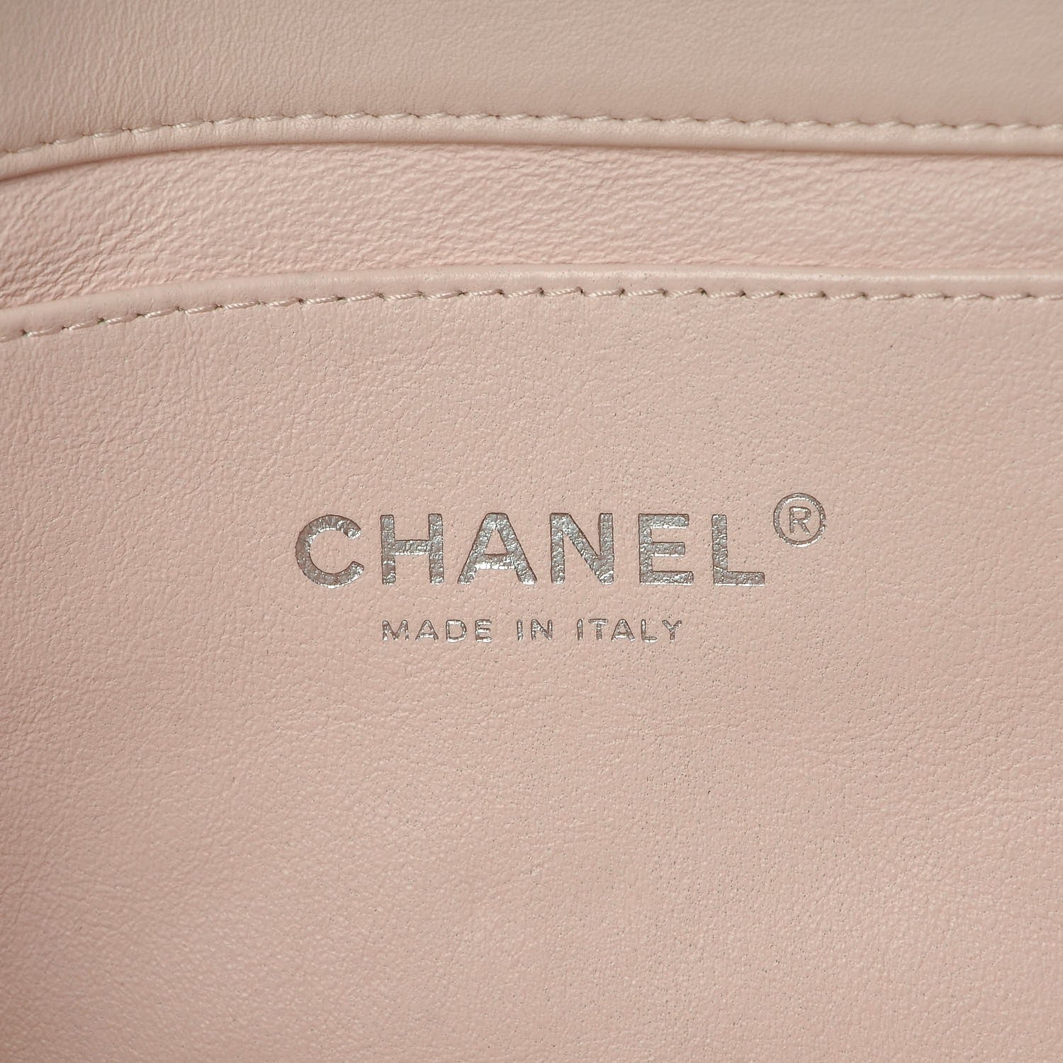 Chanel Patent Quilted Clutch with Chain Flap Beige 6 of 10