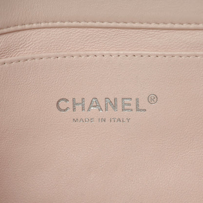 Chanel Patent Quilted Clutch with Chain Flap Beige 6 of 10