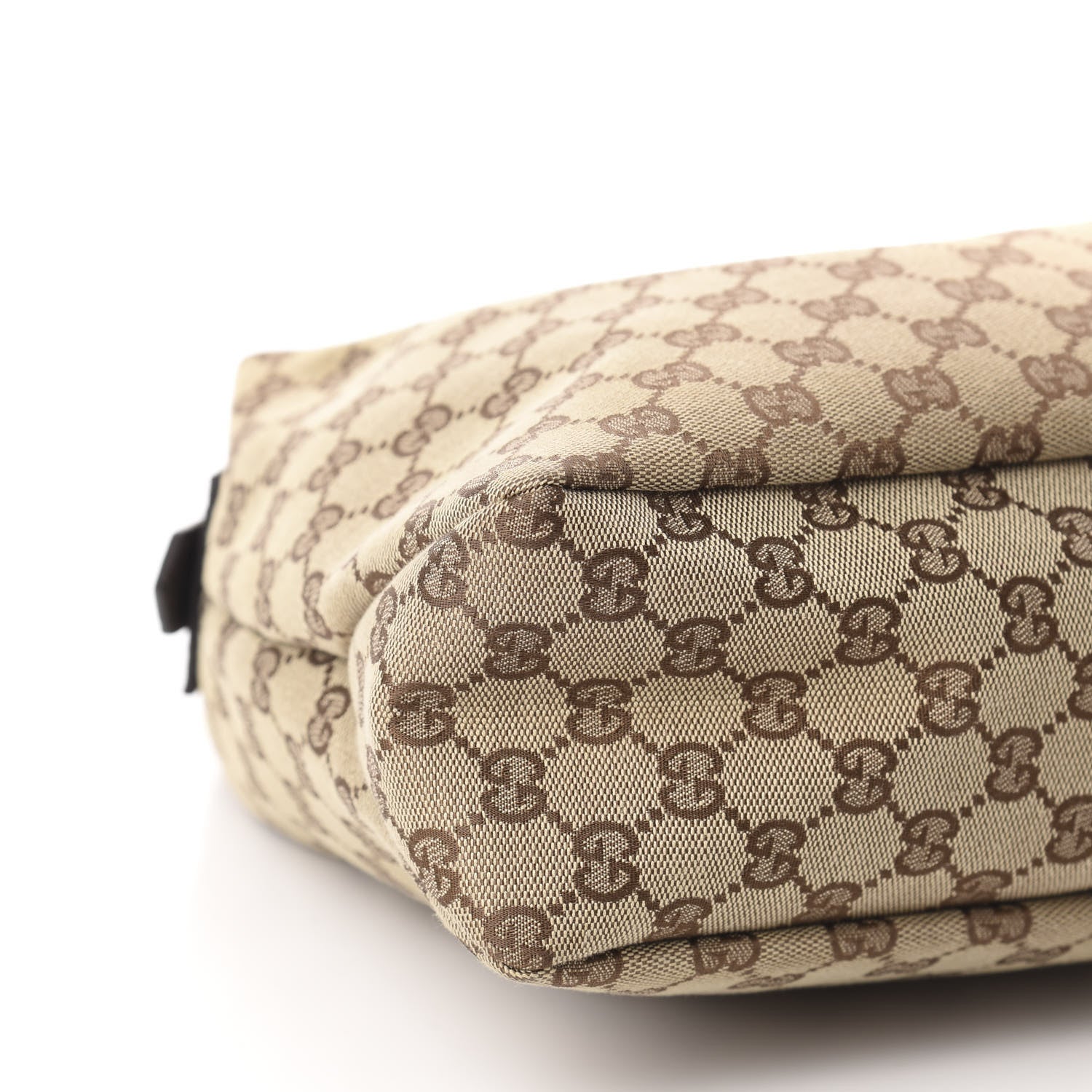 Gucci Monogram Medium Horsebit Chain Hobo Dark Brown 6 of 11