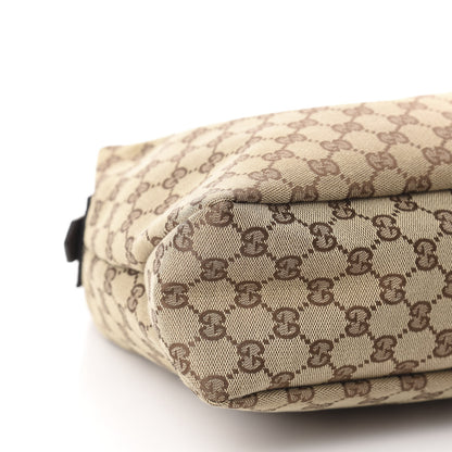 Gucci Monogram Medium Horsebit Chain Hobo Dark Brown 6 of 11
