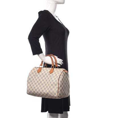Louis Vuitton Damier Azur Speedy 30 2 of 15