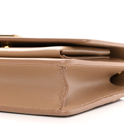 Saint Laurent Calfskin Monogram Sunset Chain Wallet Nude Powder 10 of 10