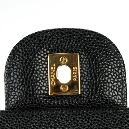 Chanel Caviar Quilted Jumbo Double Flap Black 5 of 8