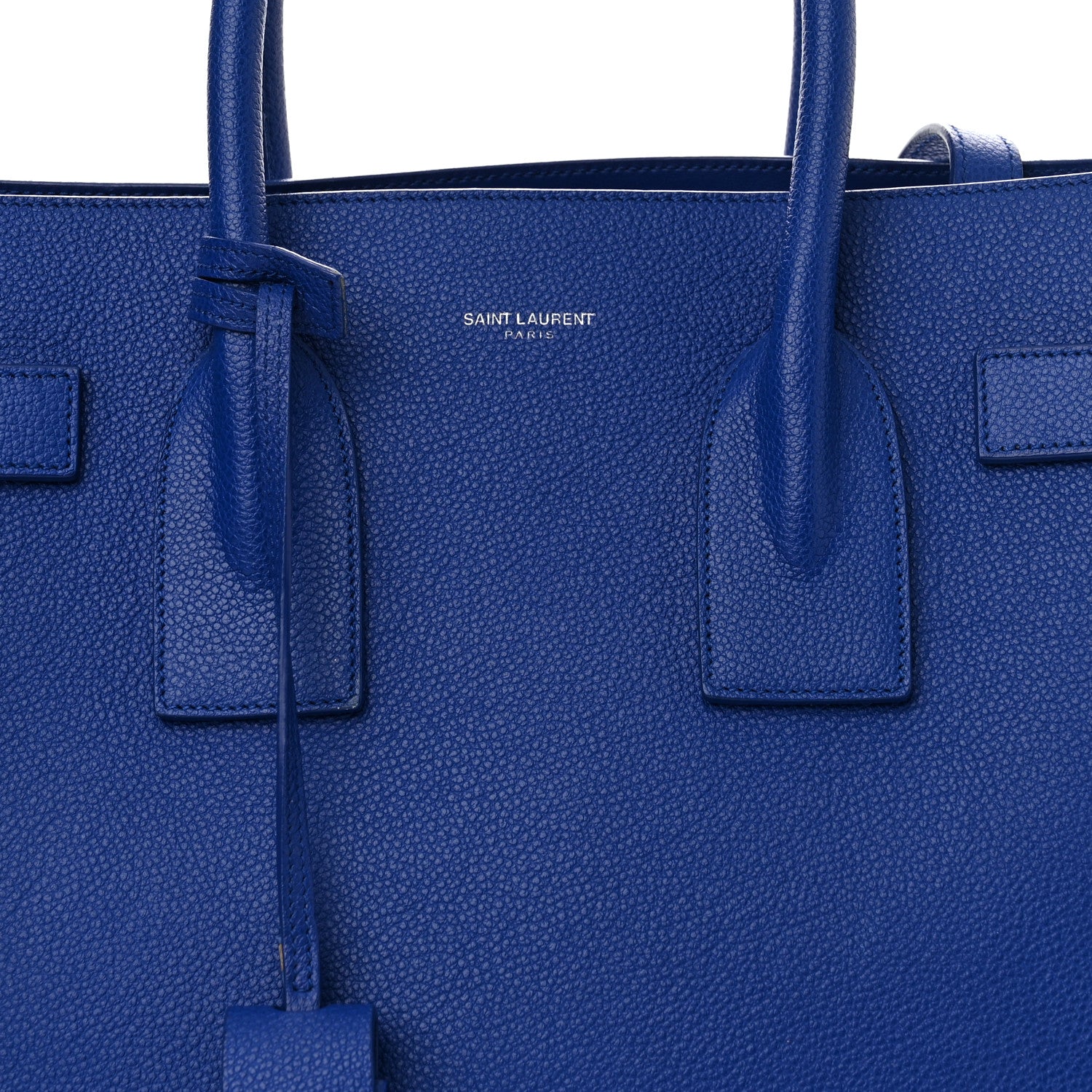 Saint Laurent Grained Calfskin Small Sac De Jour Outremer 7 of 12
