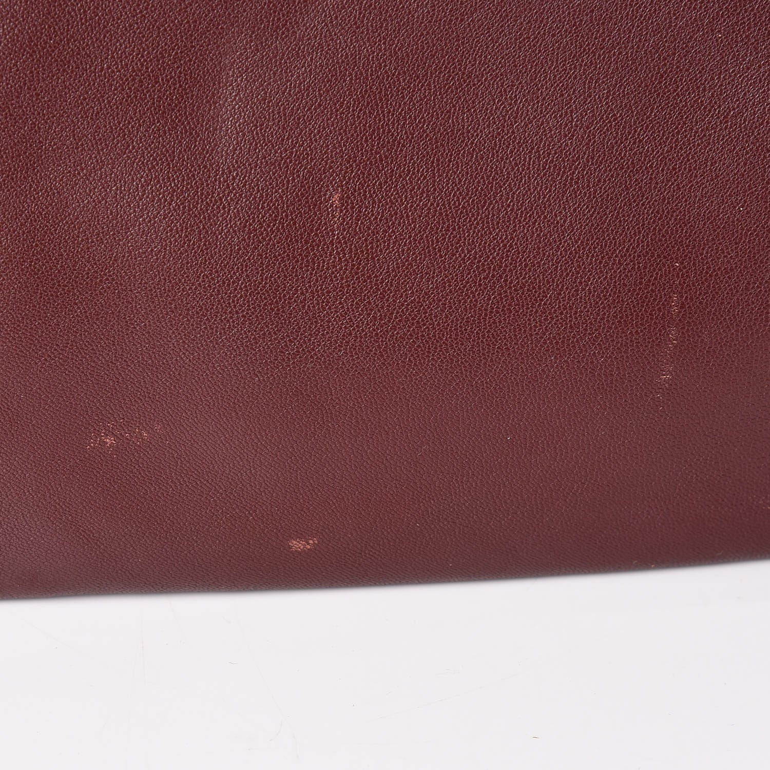 Celine Lambskin Large Trio Crossbody Bag Burgundy 10 of 12