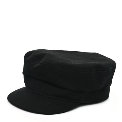Hermes Cotton Giulietta Seashell Cap 58 Black 1 of 8
