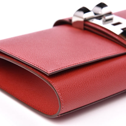 Hermes Epsom Medor 29 Clutch Rouge Garance 7 of 10