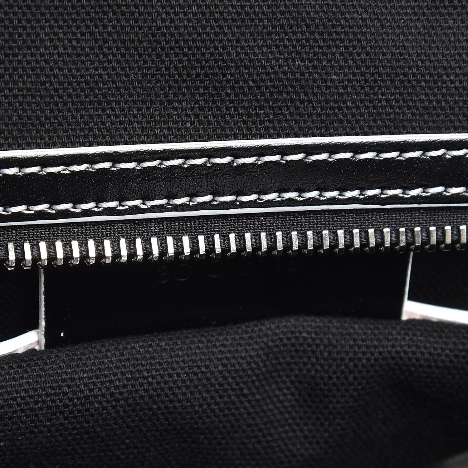 Givenchy Calfskin Contrast Topstitch Small Antigona Black White 8 of 8