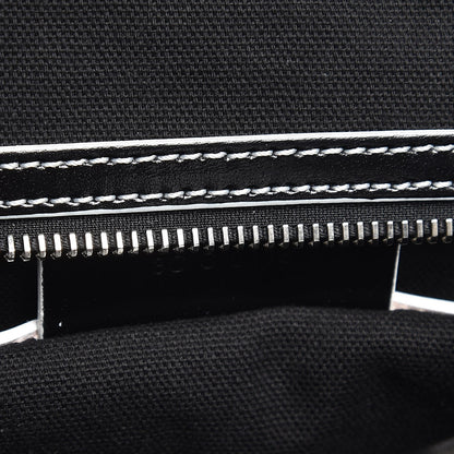 Givenchy Calfskin Contrast Topstitch Small Antigona Black White 8 of 8