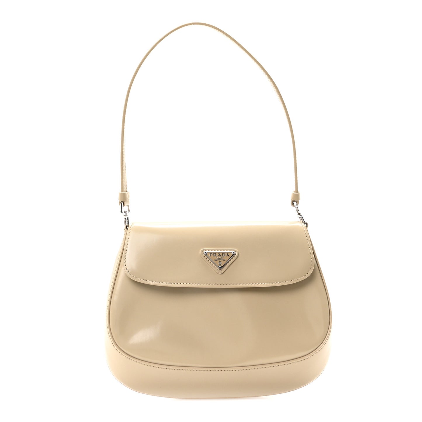 Spazzolato Cleo Flap Shoulder Bag Deserto