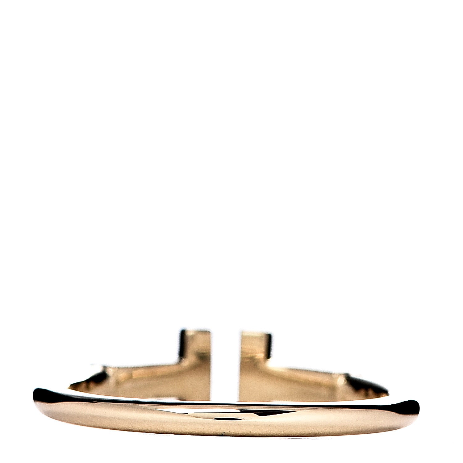 Tiffany 18K Yellow Gold T Wire Ring 54 6.75 3 of 5