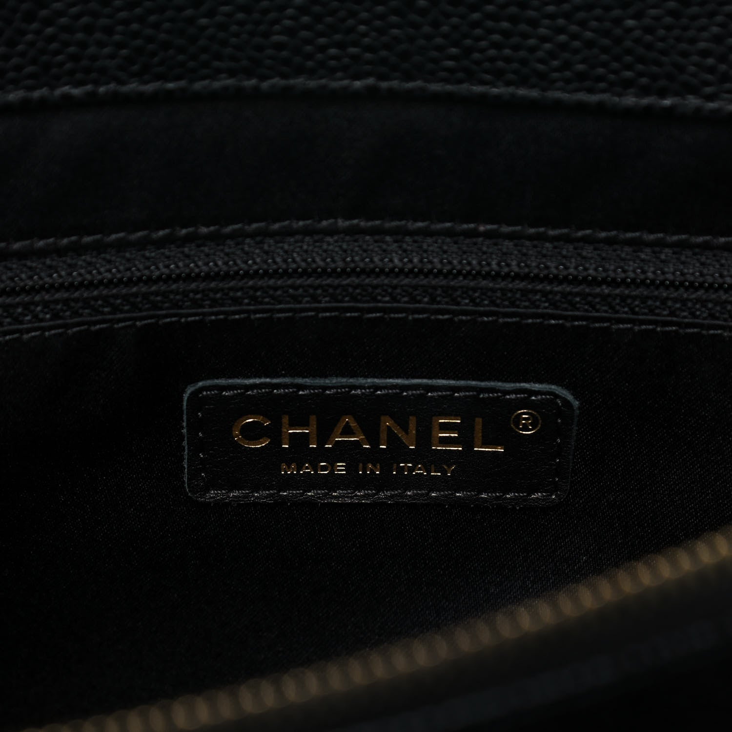 Chanel Caviar Quilted XL Grand Shopping Tote GST Black 6 of 11