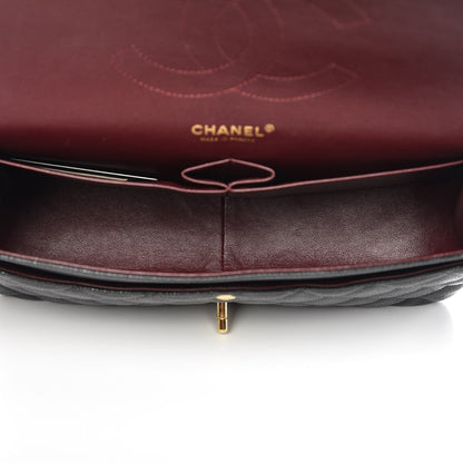 Chanel Caviar Quilted Jumbo Double Flap Black 6 of 9