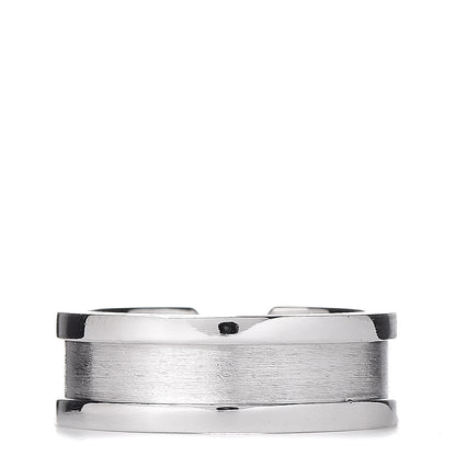 Cartier 18K White Gold Diamond 6.5mm Logo De Ring 51 5.75 3 of 6