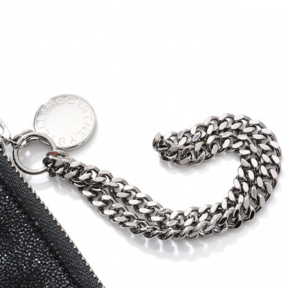 Stella McCartney Faux Leather Shaggy Deer Falabella Wristlet Black 5 of 8