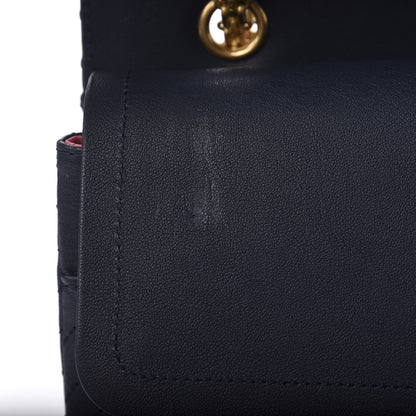 Chanel Sheepskin Chevron Quilted 2.55 Reissue 227 Flap Navy Blue 11 of 12