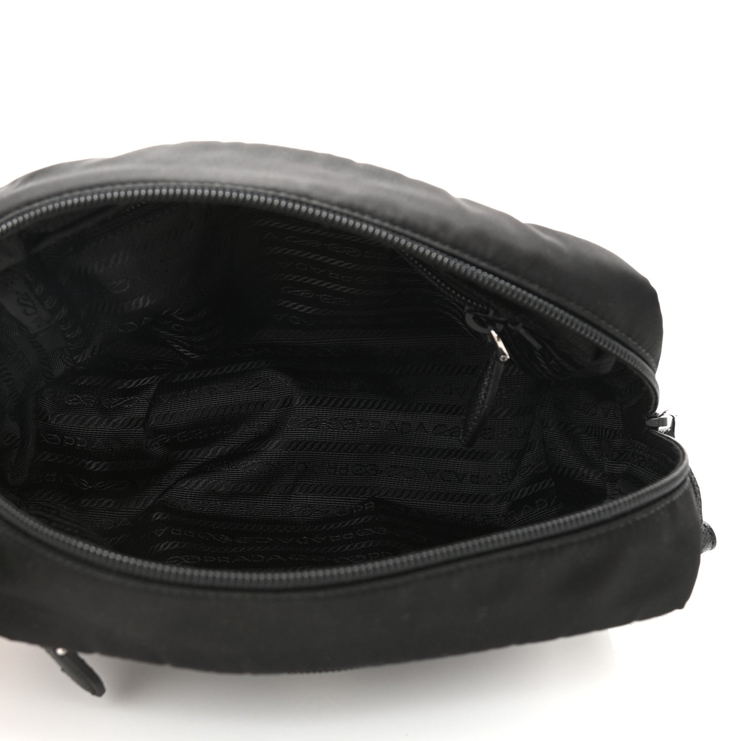 Prada Tessuto Nylon Clutch Wristlet Black 5 of 10