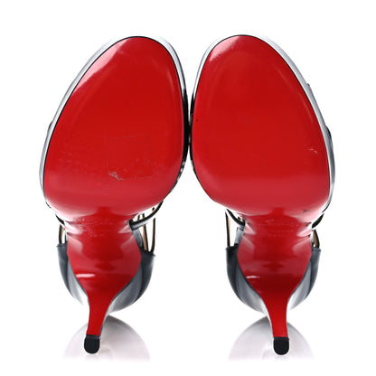 Christian Louboutin Patent Fernando 120 Sandals 37.5 Black 7 of 11