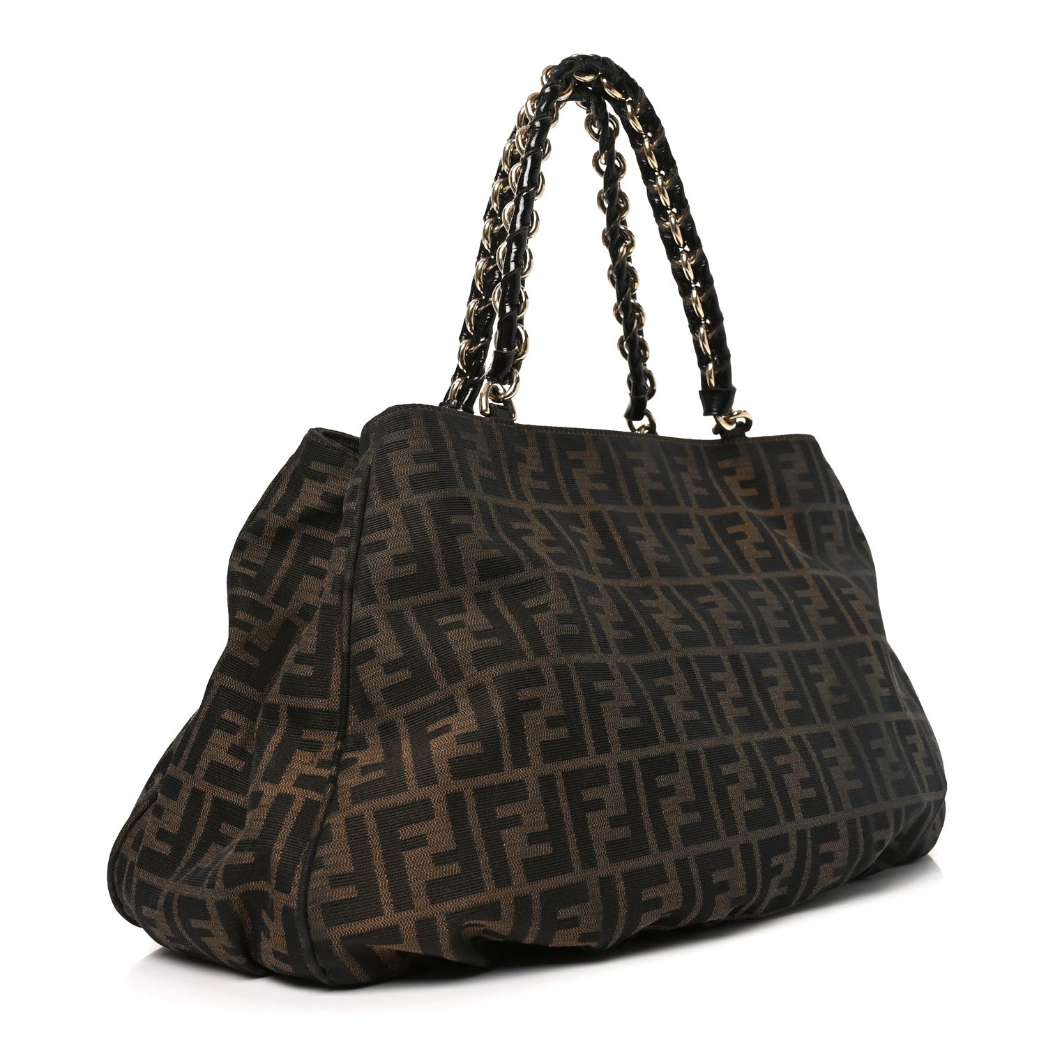 Fendi Zucca Mia Tote Tobacco 3 of 10