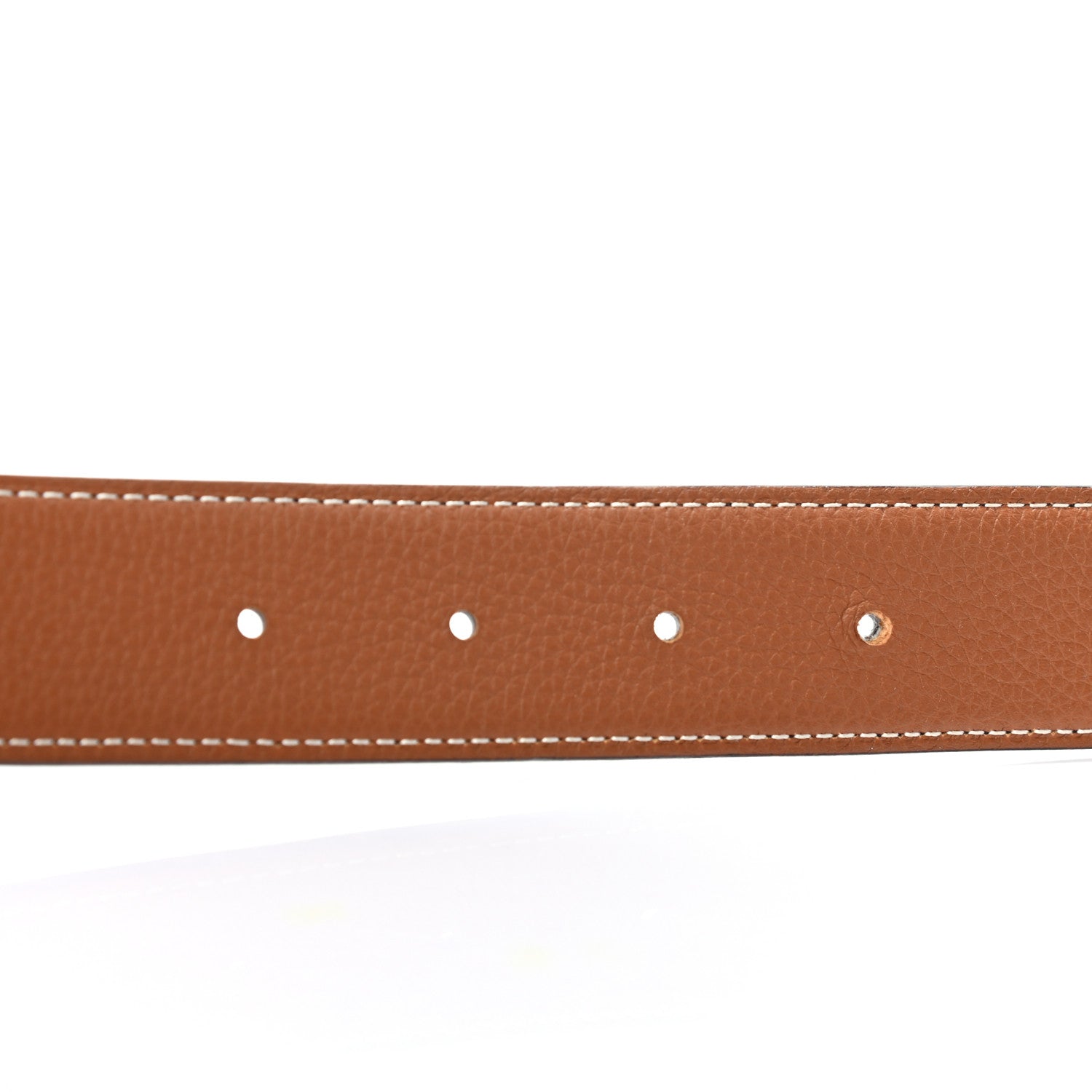 Hermes Box Togo 32mm H Belt Black Gold 4 of 5