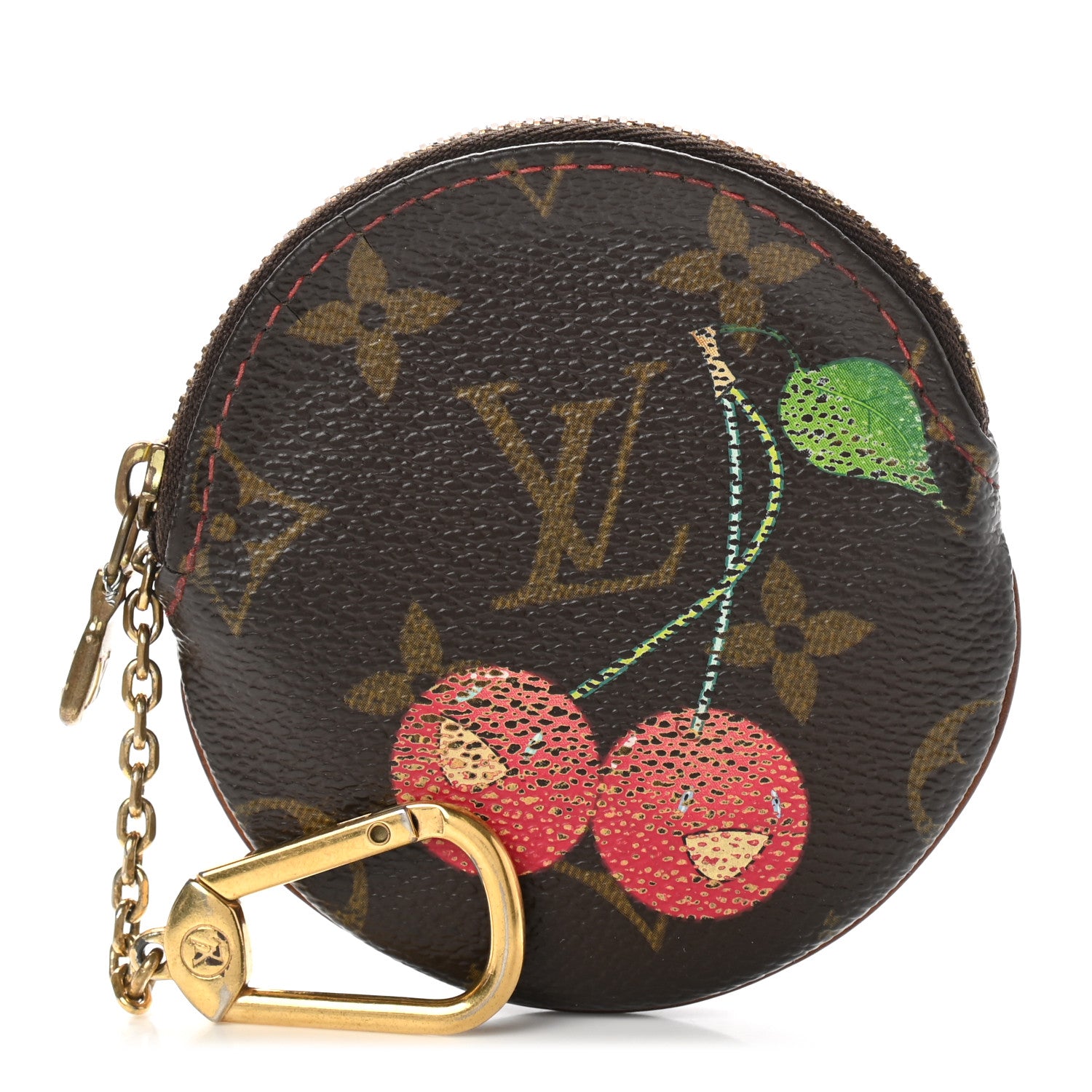 Louis Vuitton Monogram Cerises Round Coin Purse 1 of 9