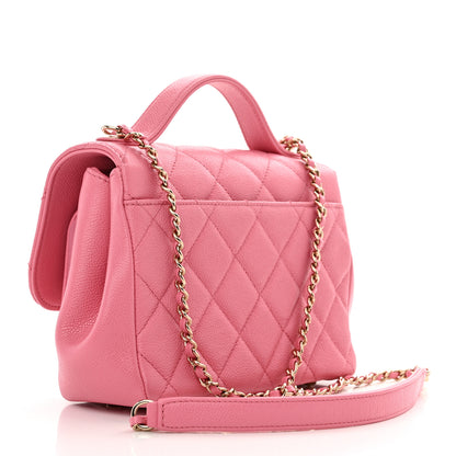 Chanel Caviar Quilted Small Business Affinity Flap Pink 3 of 11