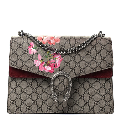 Gucci GG Supreme Monogram Blooms Medium Dionysus Shoulder Bag Beige Multicolor Dry Rose 1 of 8