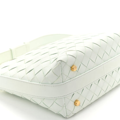 Bottega Veneta Calfskin Nappa Intrecciato Mini Wallace Glacier Muse 13 of 13