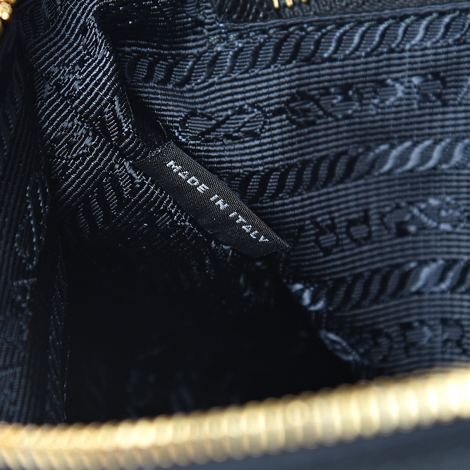 Prada Tessuto Nylon Pochette Bag Black 6 of 10