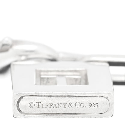 Tiffany Sterling Silver Initial T Lock Charm Bracelet 3 of 3