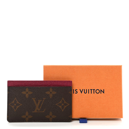 Louis Vuitton Monogram Card Holder Fuchsia 5 of 5