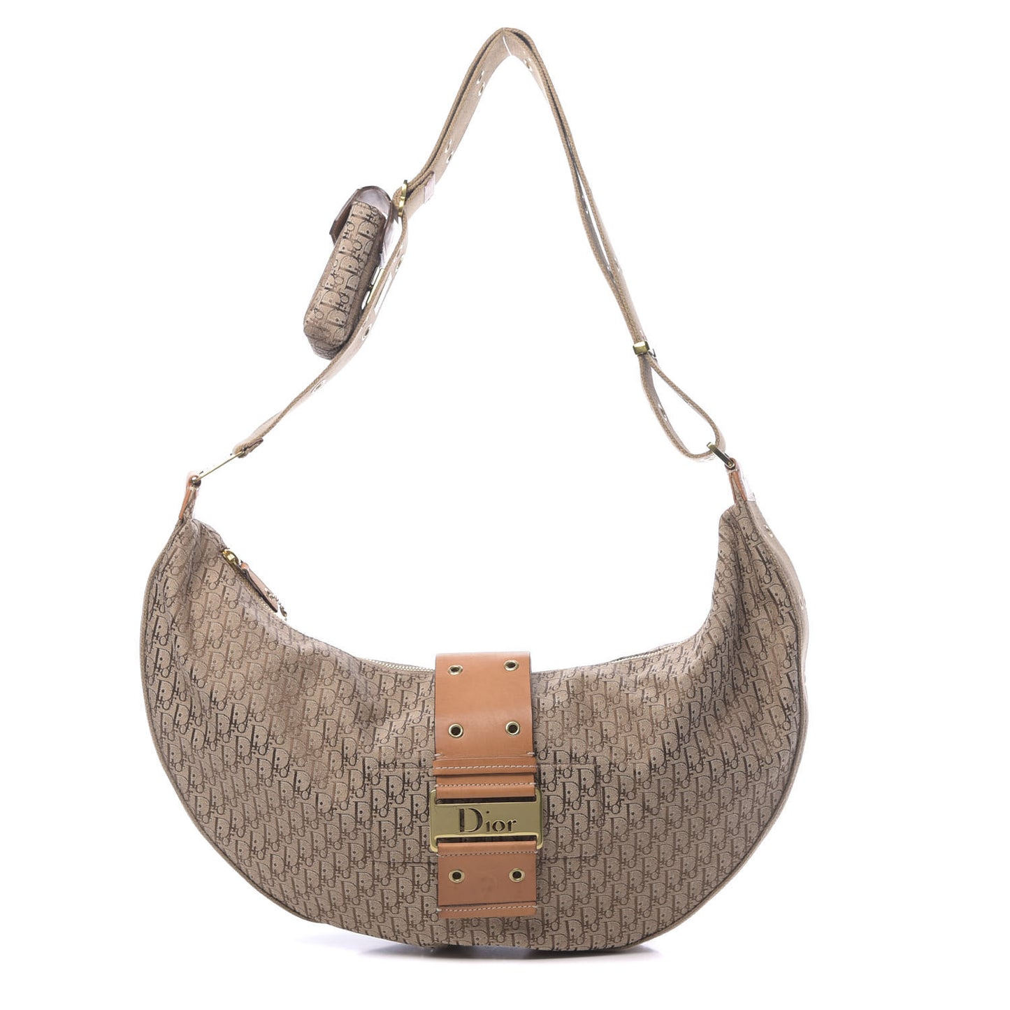 Monogram Street Chic Hobo Beige
