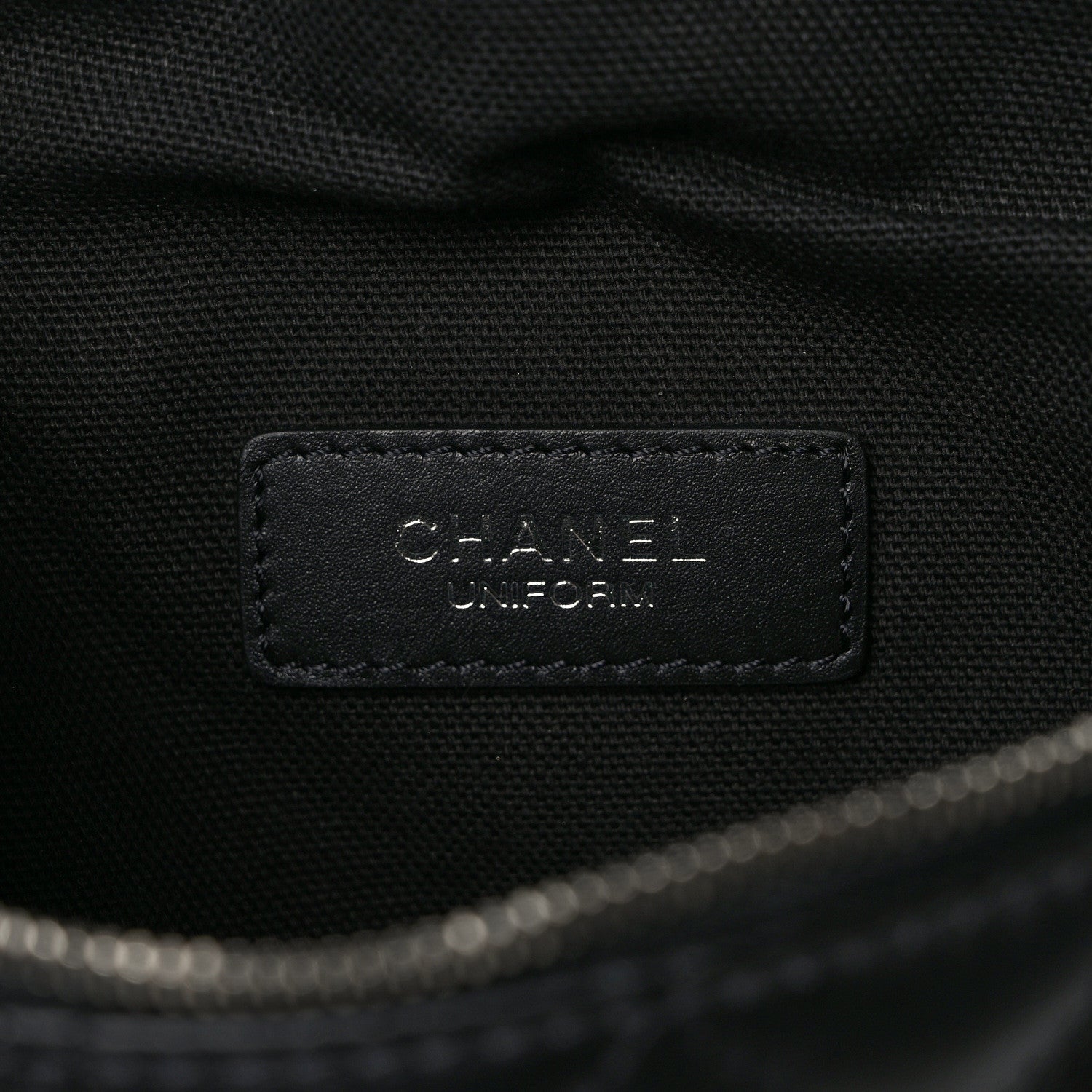 Chanel Calfskin Quilted Waist Belt Bag Black 6 of 9
