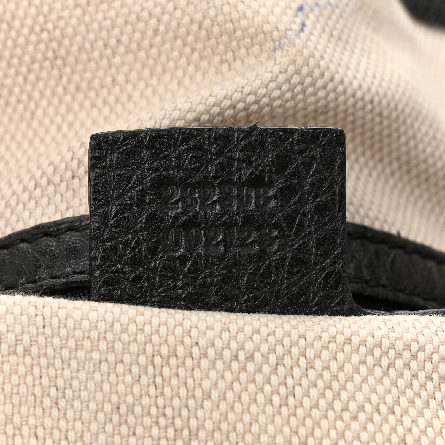 Gucci Pebbled Calfskin Large Soho Shoulder Bag Black 7 of 13