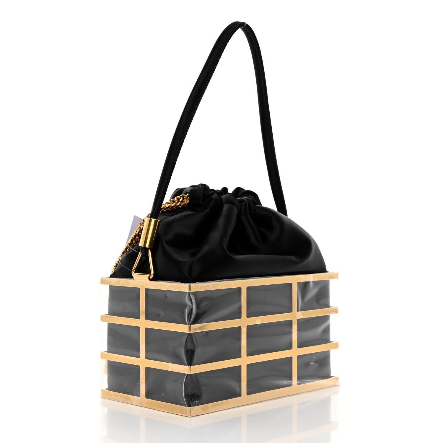 Saint Laurent Cage Minaudiere Bag Black 3 of 9