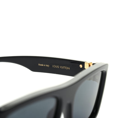 Louis Vuitton Acetate Square Sunglasses Z1192W Black 5 of 8