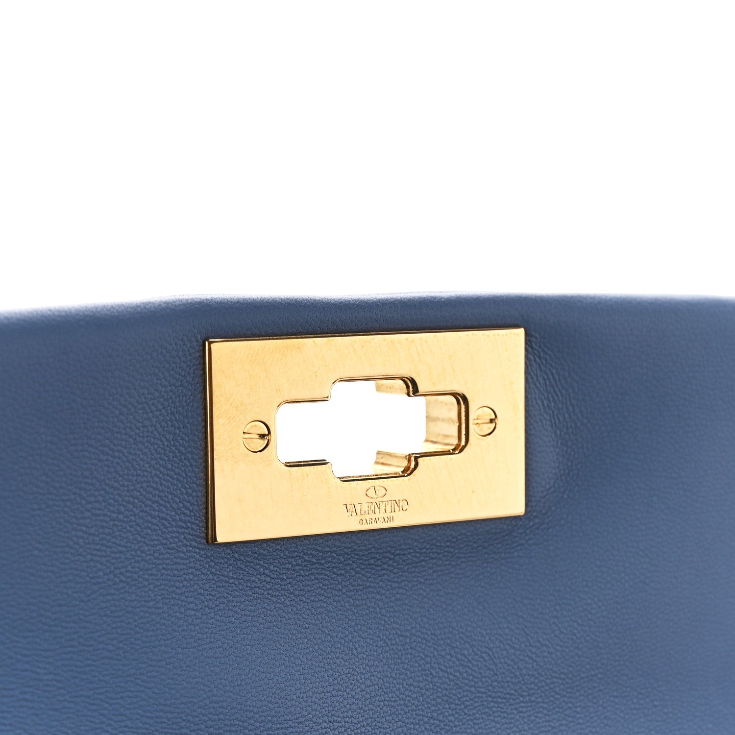 Valentino Garavani Nappa Medium Roman Stud Shoulder Bag Niagara 6 of 11