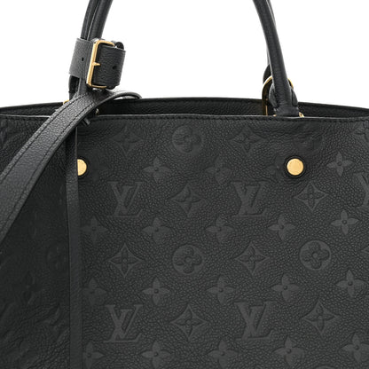 Louis Vuitton Empreinte Montaigne GM Black 9 of 11