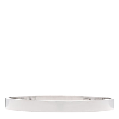 Hermes 18K White Gold Pave Diamond PM Collier De Chien Bracelet SH 2 of 4