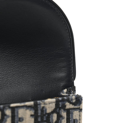 Christian Dior Oblique Saddle Belt Bag Blue 8 of 8