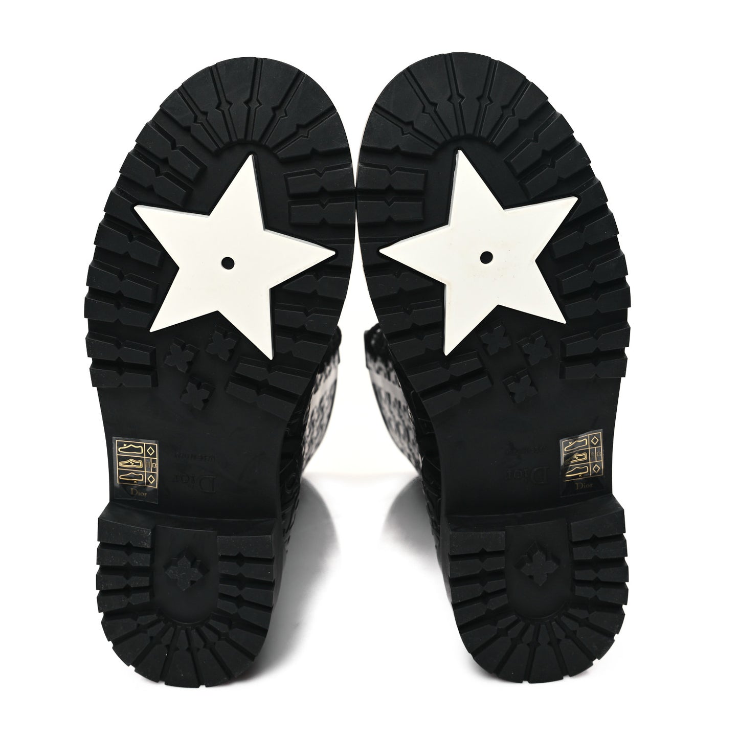 Oblique Rubber Diorcamp Boots 38 Black