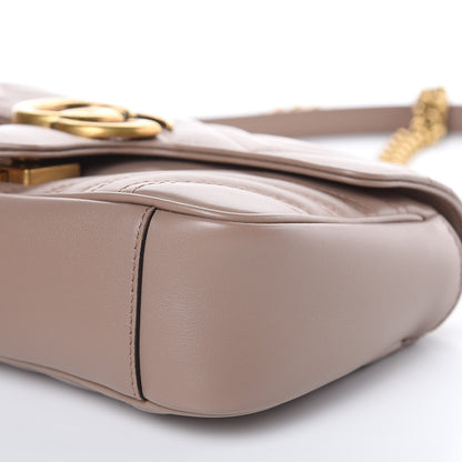 Gucci Calfskin Matelasse Mini GG Marmont Shoulder Bag Porcelain Rose 9 of 11