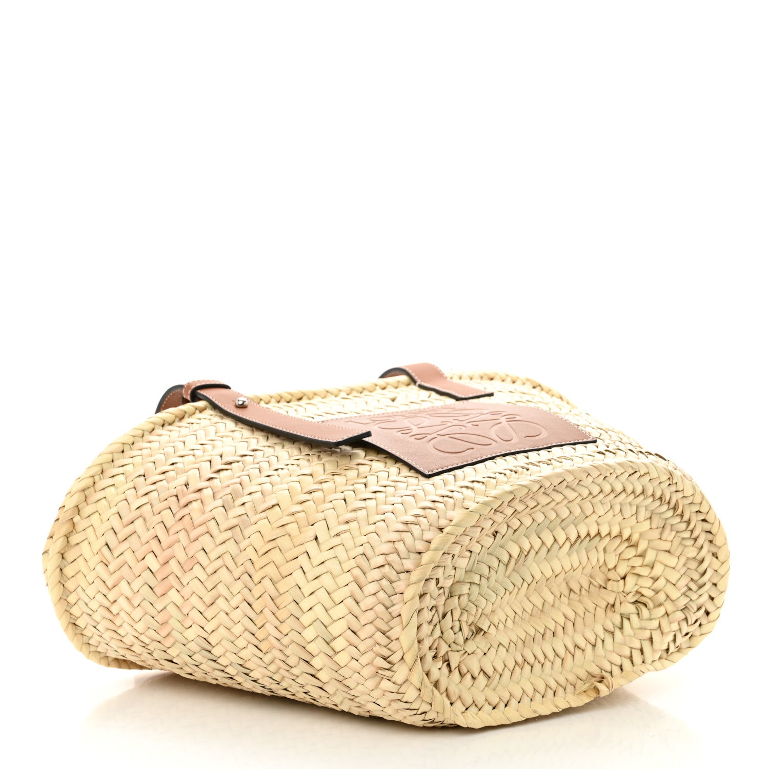 Loewe Raffia Medium Basket Tote Bag Natural Tan 4 of 10