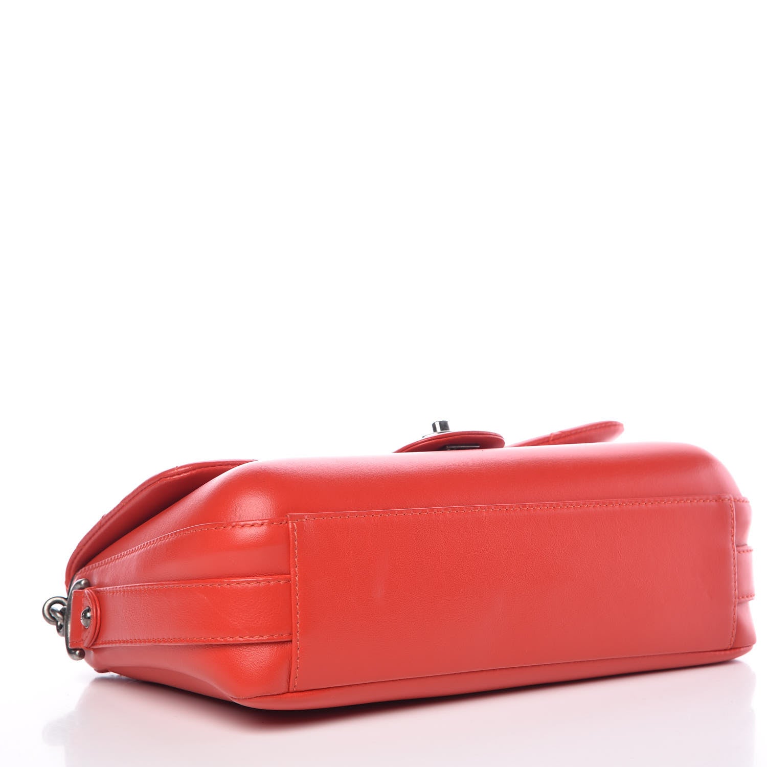 Chanel Calfskin Quilted Large Rock My Shoulder Flap Red 4 of 8