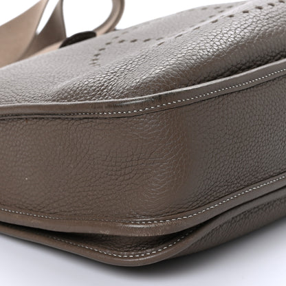 Hermes Taurillon Clemence Evelyne III PM Etoupe 9 of 10