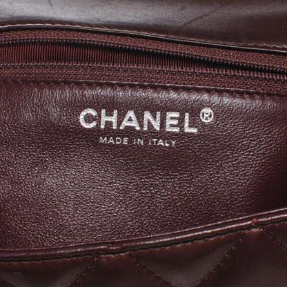 Chanel Lambskin Kelly Jumbo Flap Bag Bordeaux 7 of 8