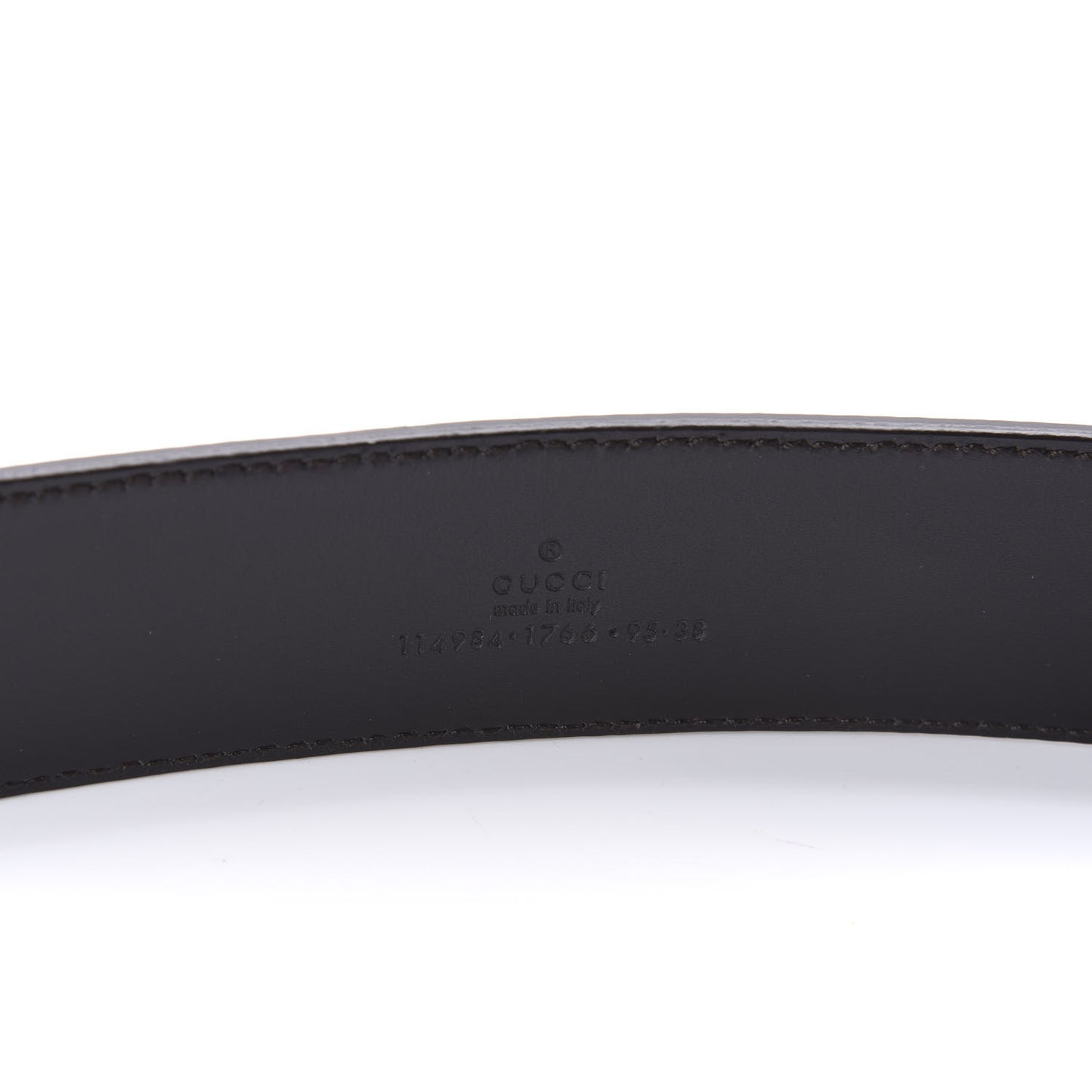 Calfskin Web Interlocking G Belt 95 38 Black