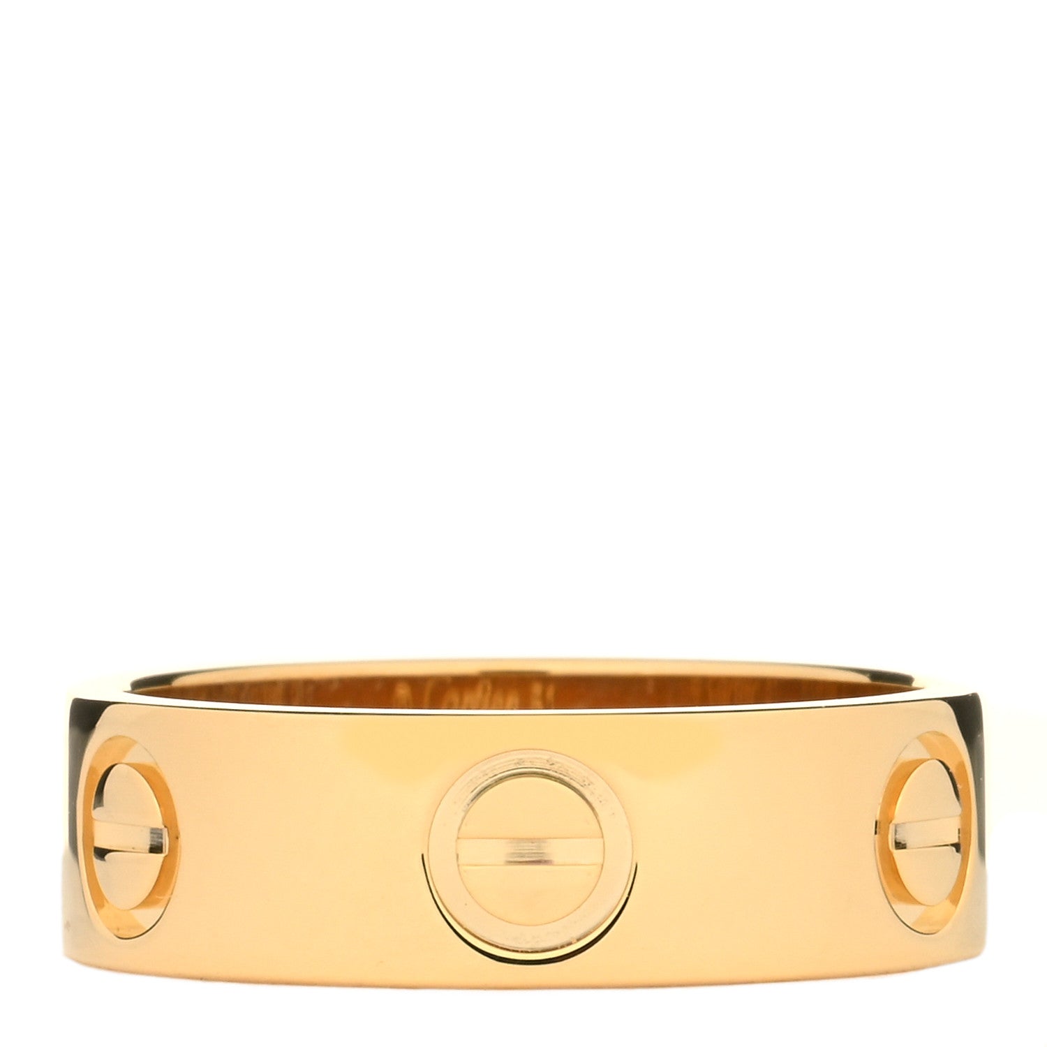 Cartier 18K Yellow Gold 5.5mm LOVE Ring 51 5.75 2 of 3