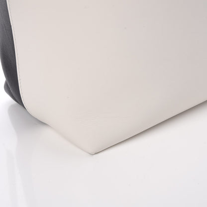 Celine Shiny Smooth Calfskin Small Twisted Cabas White Black 11 of 13